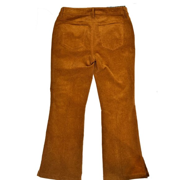 Joe’s Jeans Frankie Brown Corduroy Bootcut Cropped Pants Size 29 Soft Stretchy - Picture 4 of 12